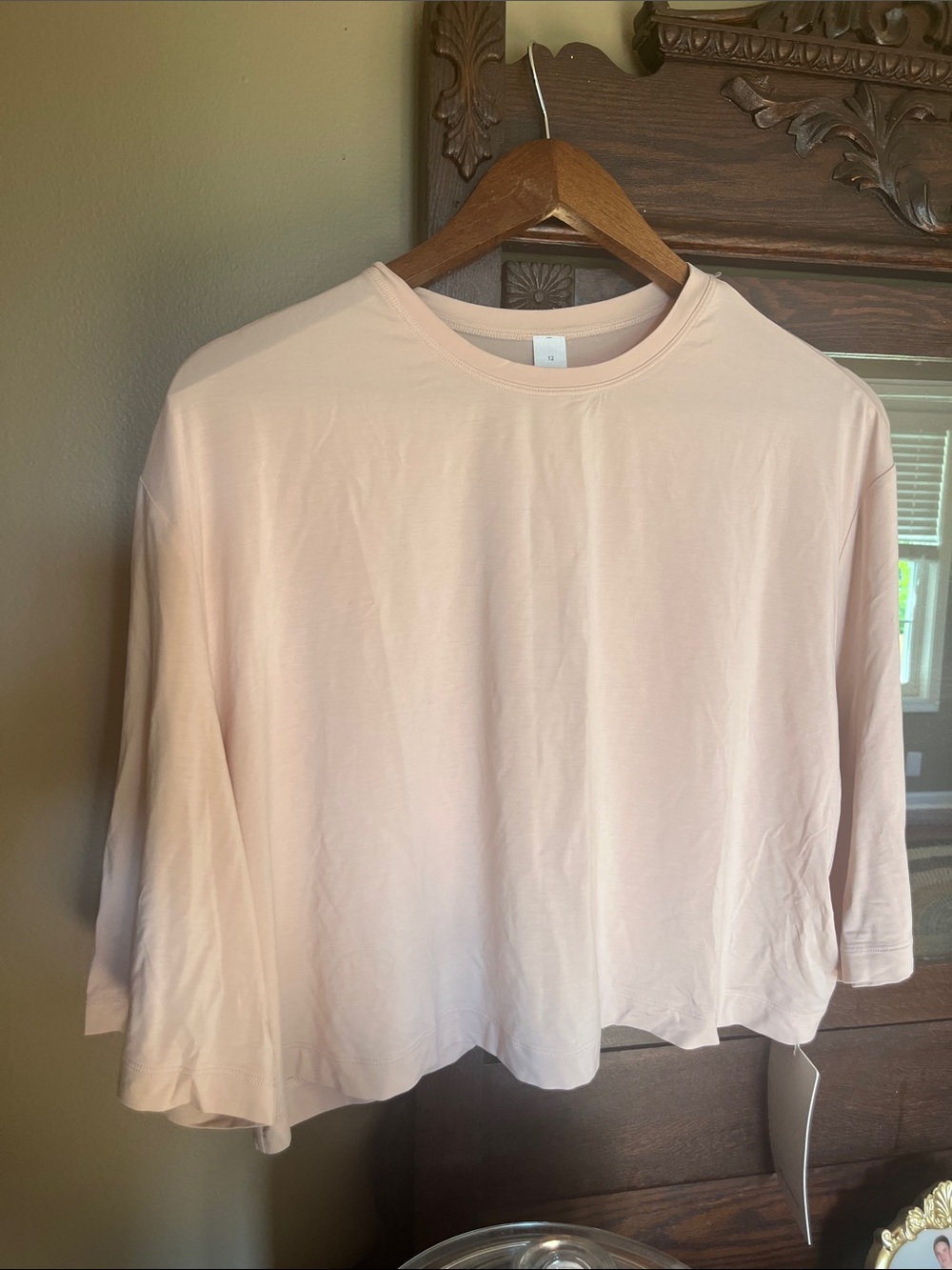 lululemon athletica Light Pink Long Sleeve Tee